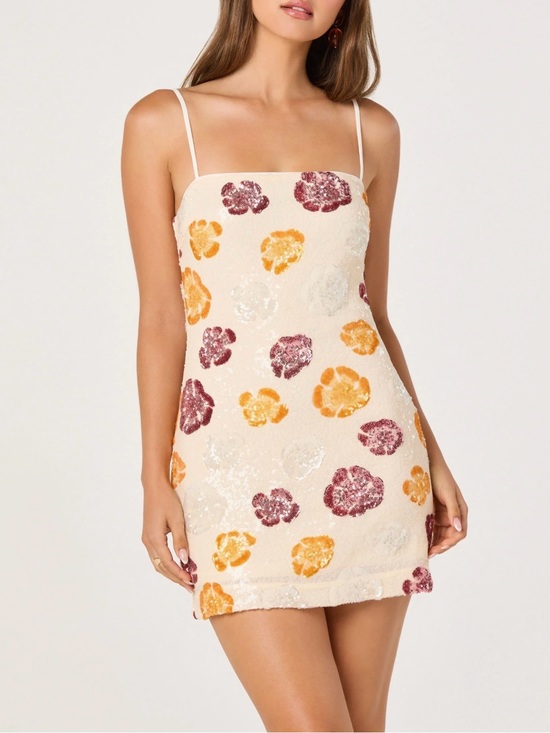 Astr Dresses & Skirts - Abelia Sequin Floral Mini Dress ASTR The Label